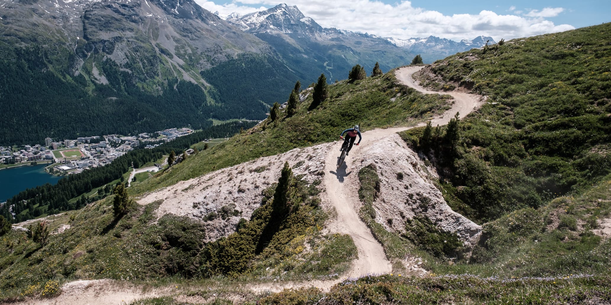 Mountainbike im Engadin