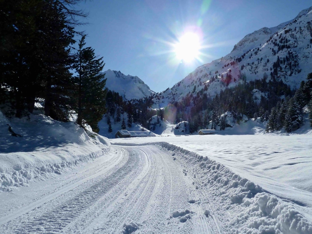 Winterwanderweg zum Cavloc-See